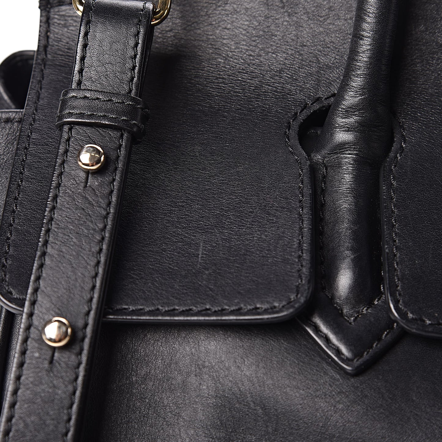 Calfskin Large Palazzo Empire Bag Black