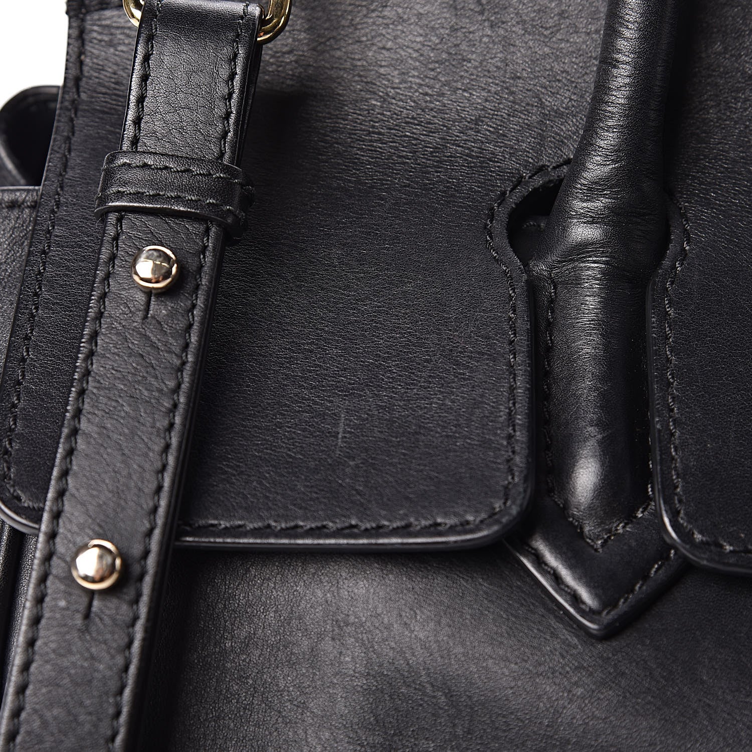 Versace Calfskin Large Palazzo Empire Bag Black 23 of 40