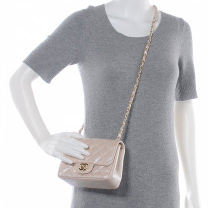 Chanel Caviar Quilted Mini Square Flap Pearl 2 of 8