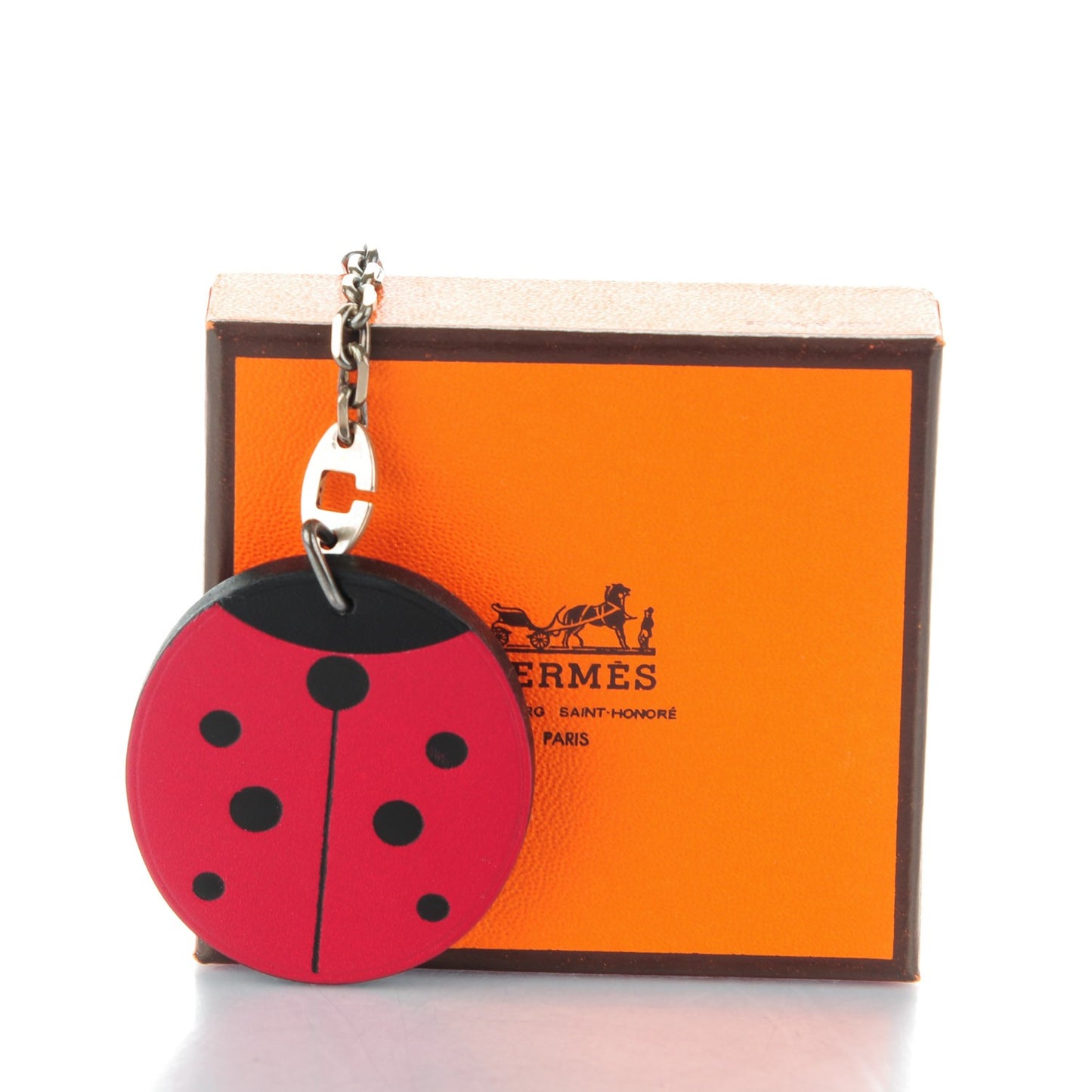 Box Lucky Ladybug Key Ring