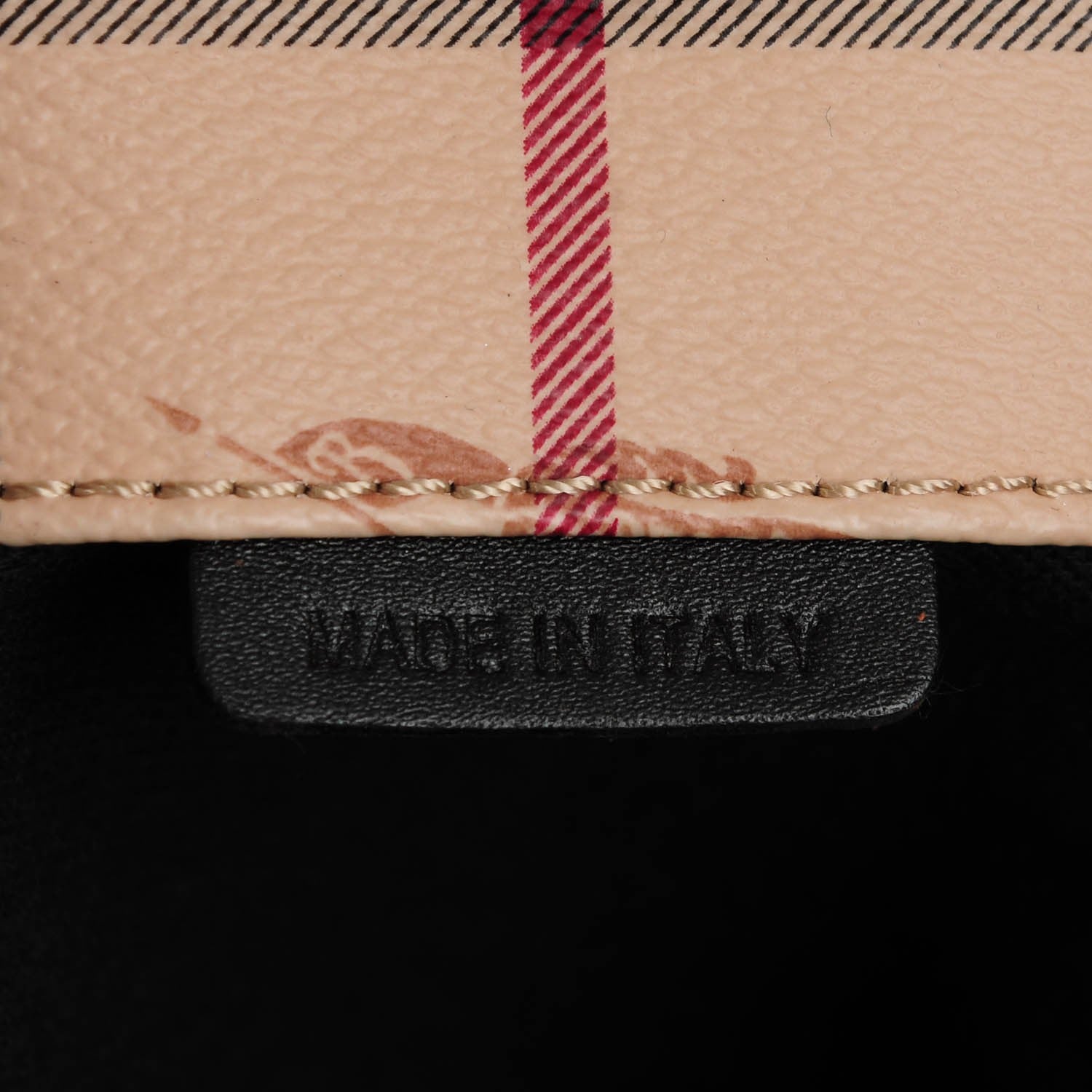 Burberry Haymarket Check Large Canterbury Tote Chocolate 7 of 8