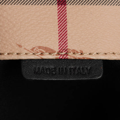 Burberry Haymarket Check Large Canterbury Tote Chocolate 7 of 8