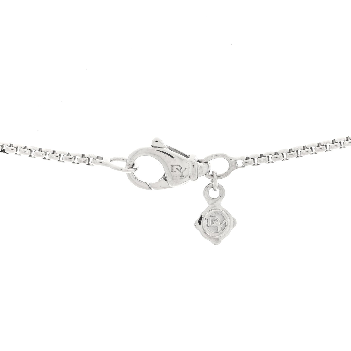 Sterling Silver Diamond 35mm Crossover Cross Necklace