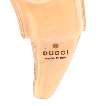 Gucci Crystal Heart Snake Necklace Gold Green 5 of 5