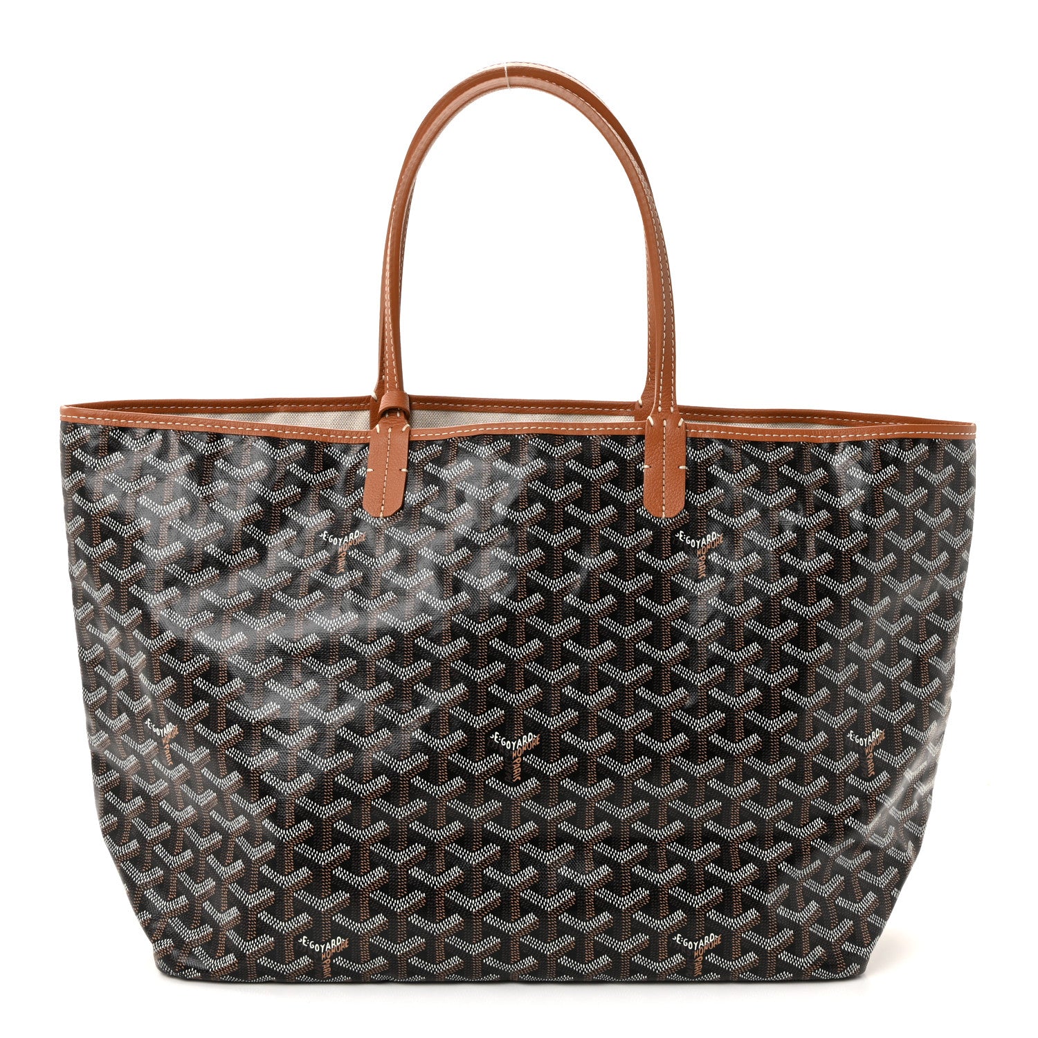 Goyard Goyardine Saint Louis PM Black Gold 1 of 9