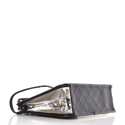 Chanel Lambskin PVC Medium Coco Sand Flap Black 4 of 10