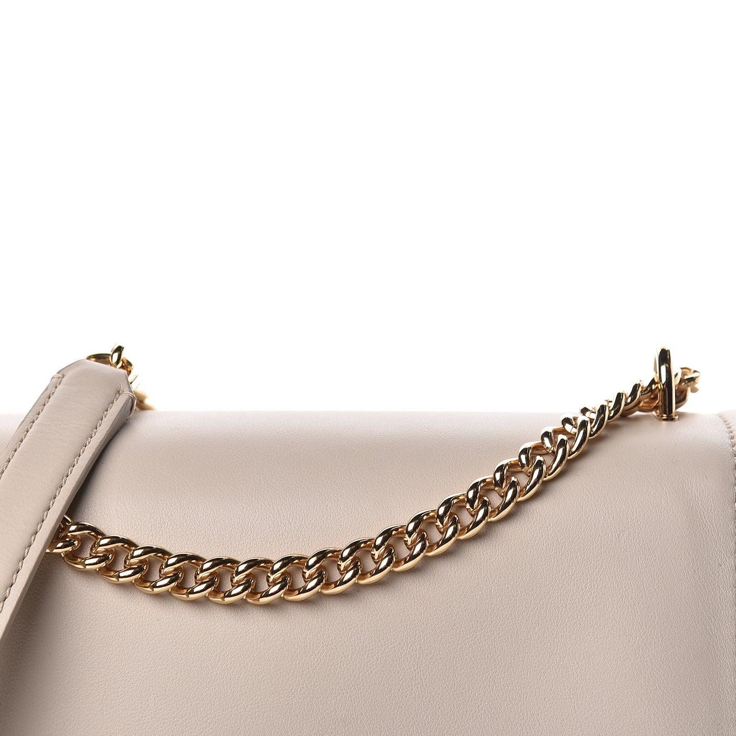 Calfskin Margharita Shoulder Bag White