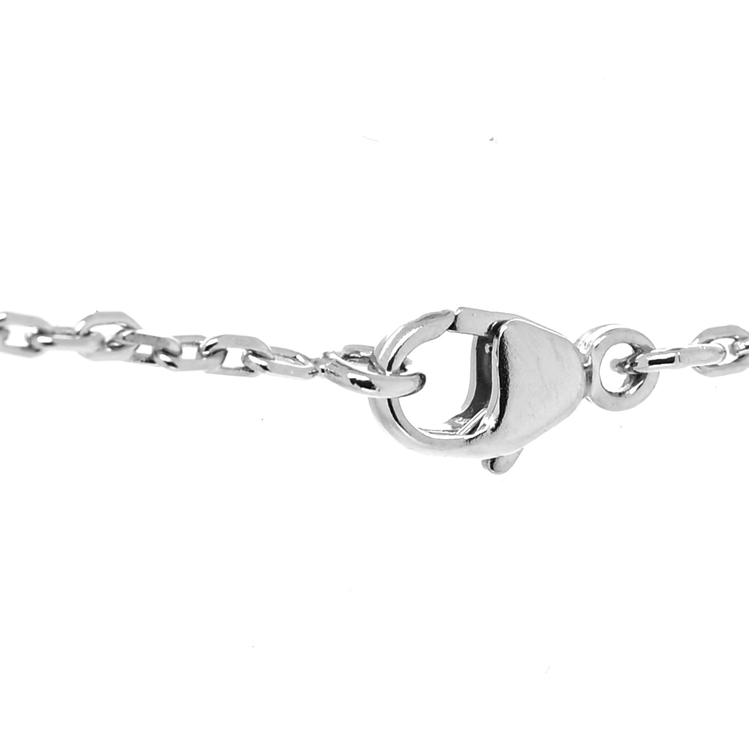 Hermes Lacquered Palladium Mini Pop H Pendant Necklace Black 4 of 5