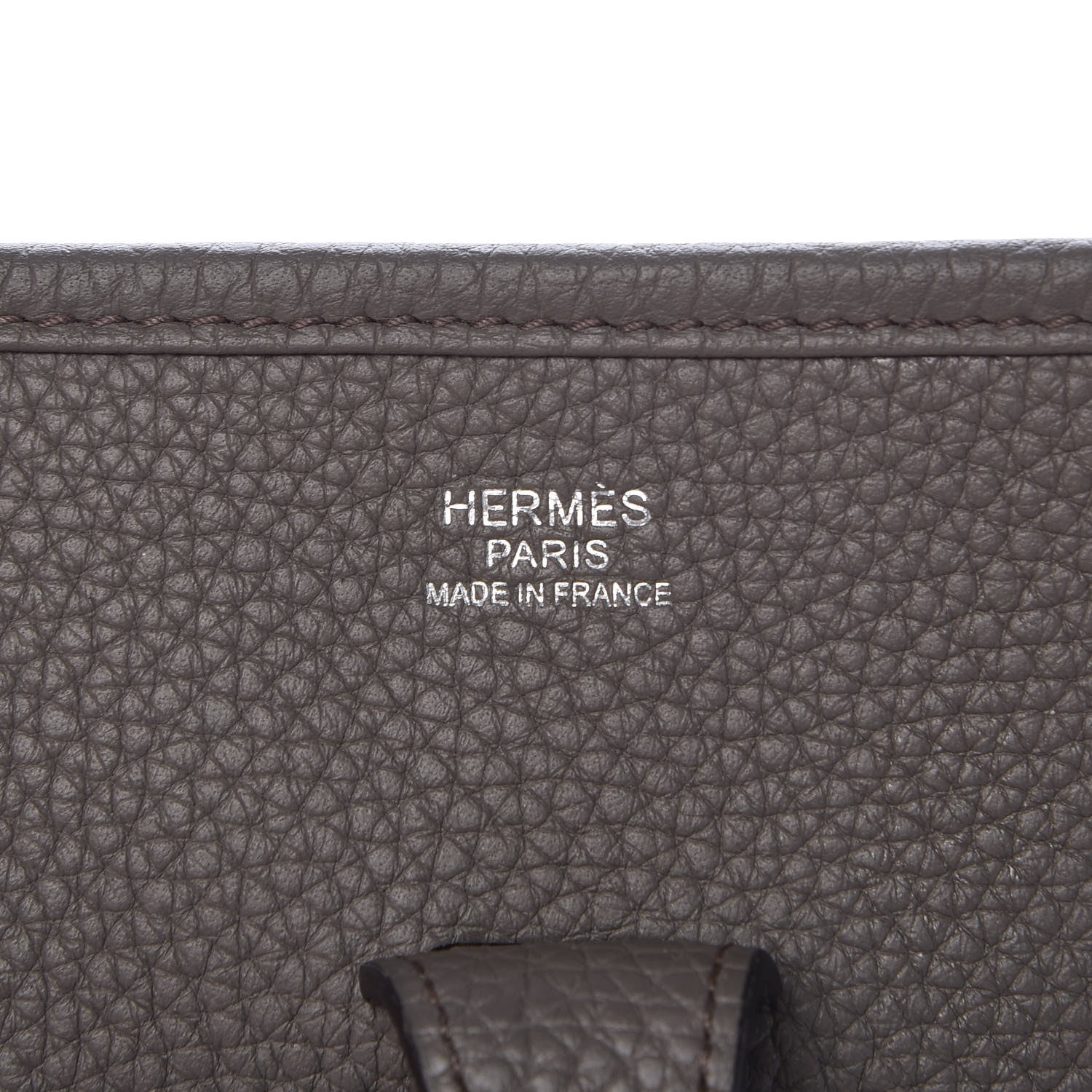 Hermes Taurillon Clemence Evelyne III PM Etain 6 of 12