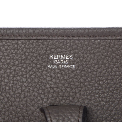 Hermes Taurillon Clemence Evelyne III PM Etain 6 of 12