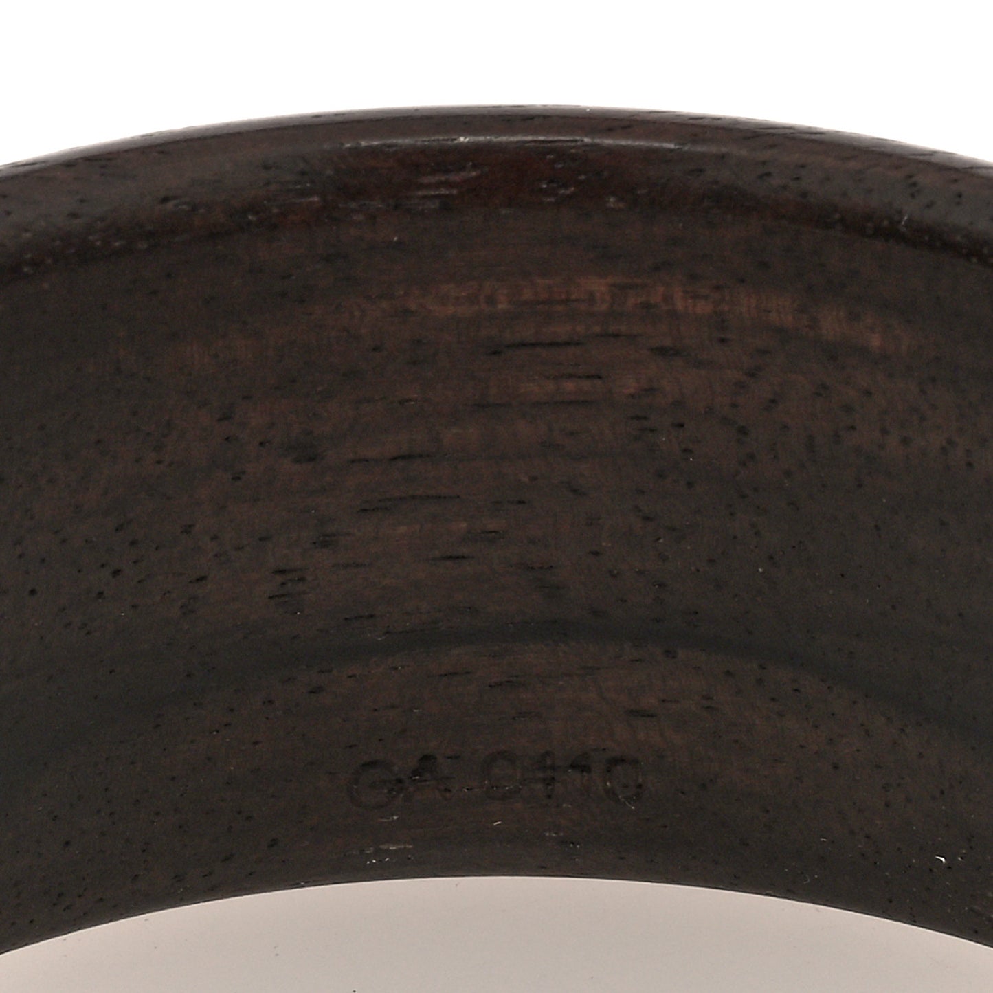 Tiger Wood Brass Wide Sylvania Bangle