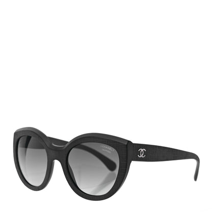 Chanel Acetate Polarized Butterfly Signature Sunglasses 5331 Black 1 of 14