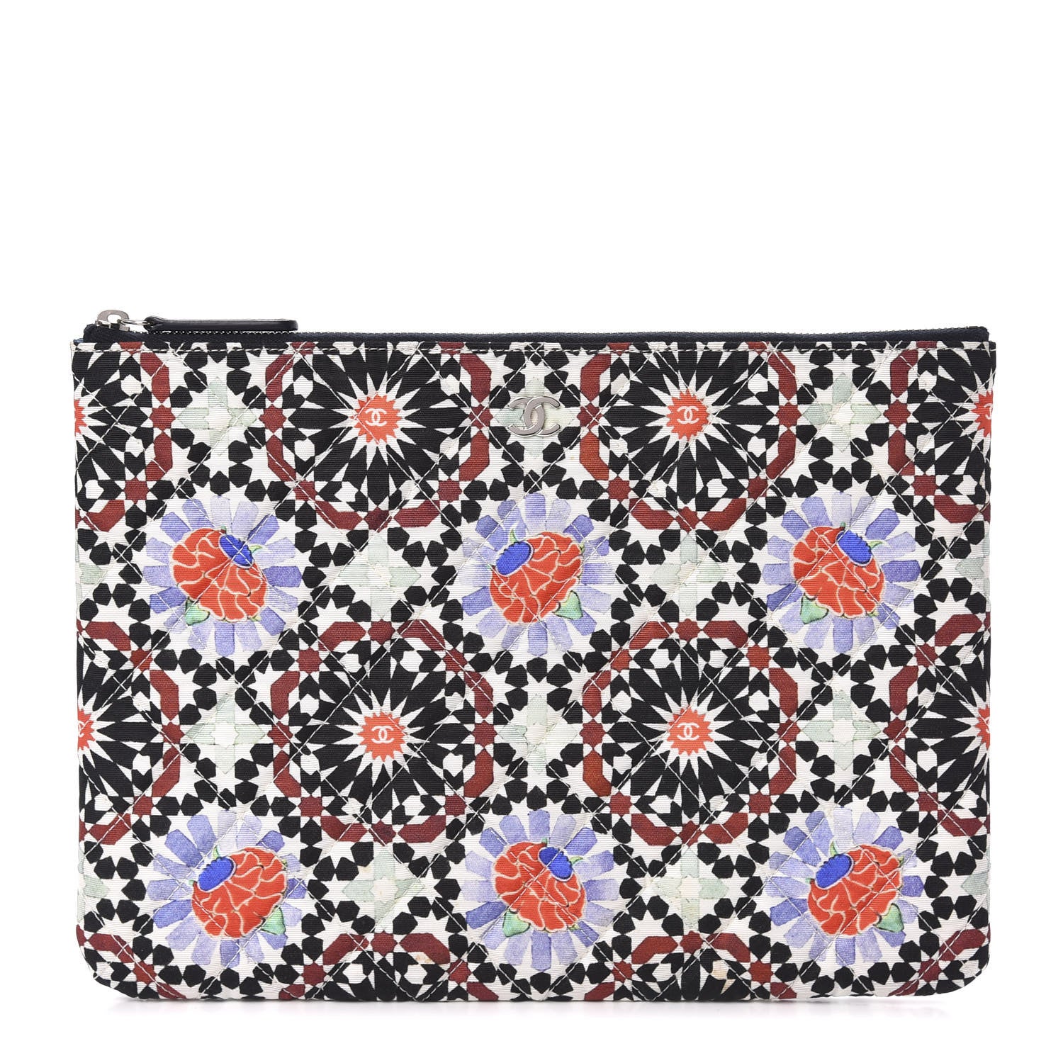 Chanel Coated Canvas Paris Dubai Medium Cosmetic Case Multicolor 1 of 8