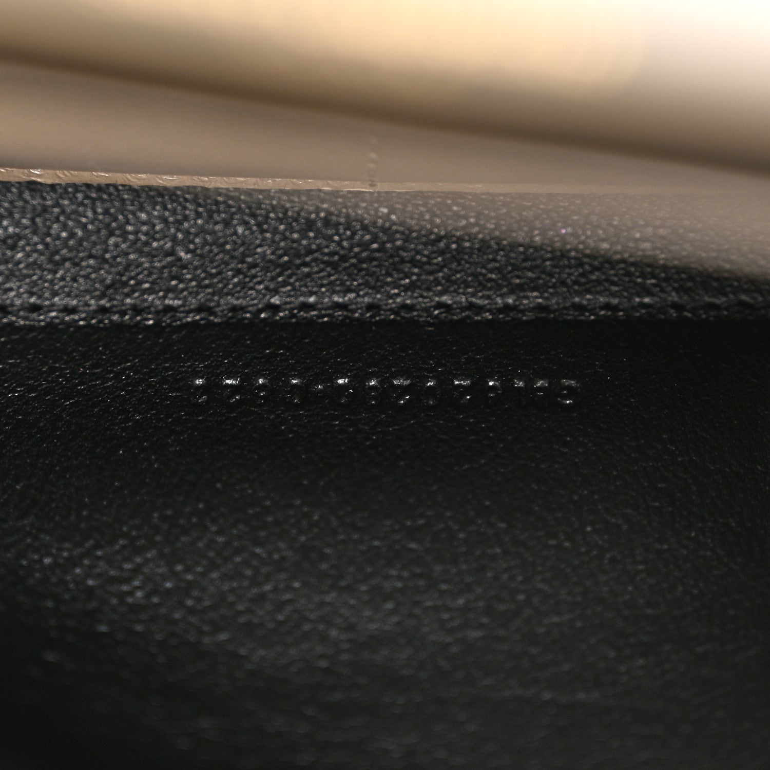 Saint Laurent Metallic Grain De Poudre Mixed Matelasse Triquilt Monogram Chain Wallet Piombo 7 of 12