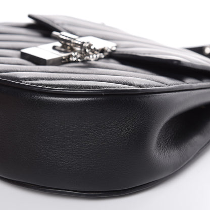 Chloe Calfskin Quilted Mini Drew Bijou Shoulder Bag Black 8 of 15
