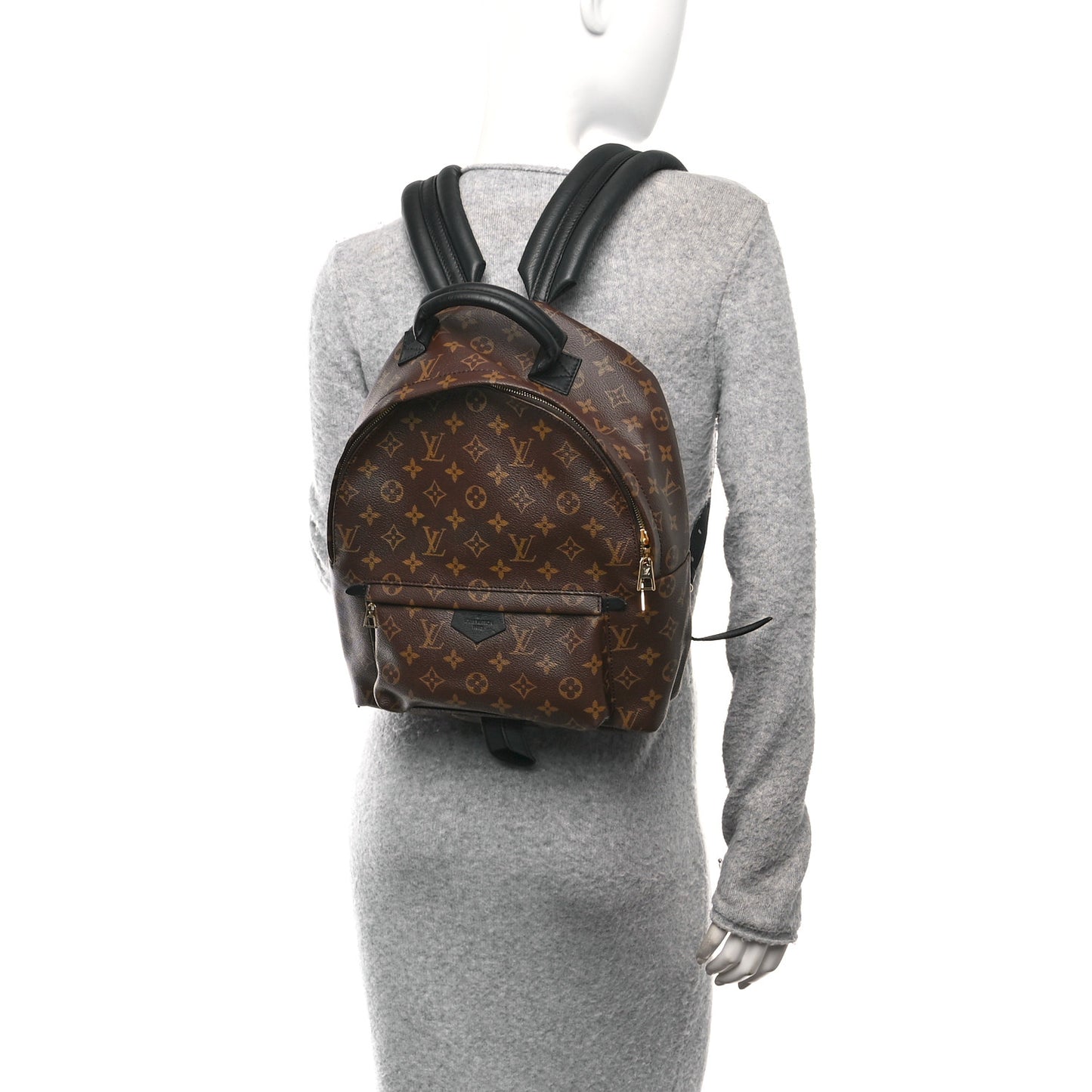 Monogram Palm Springs Backpack MM Black