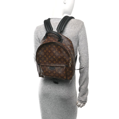 Louis Vuitton Monogram Palm Springs Backpack MM Black 2 of 9