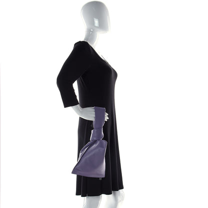 Bottega Veneta Calfskin Mini BV Twist Lavender 2 of 12