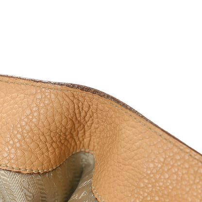 Prada Vitello Daino Studded Hobo Sabbia 12 of 15