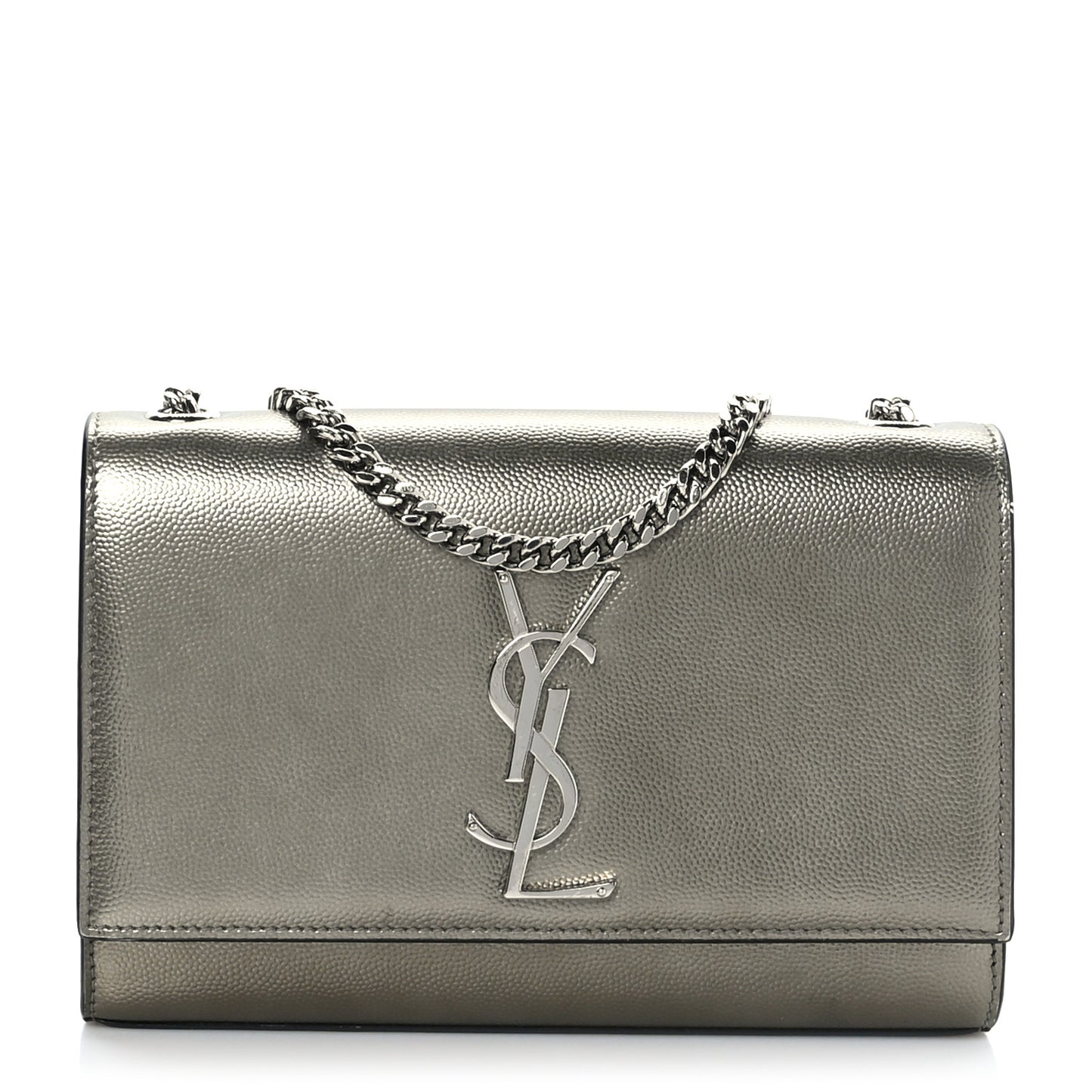 Grain De Poudre Small Monogram Kate Satchel Piombo