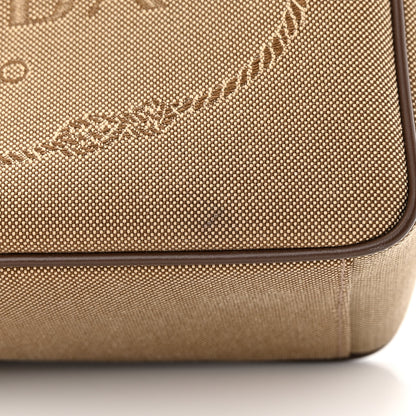Prada Jacquard Logo Camera Bag Corda Bruciato 12 of 13