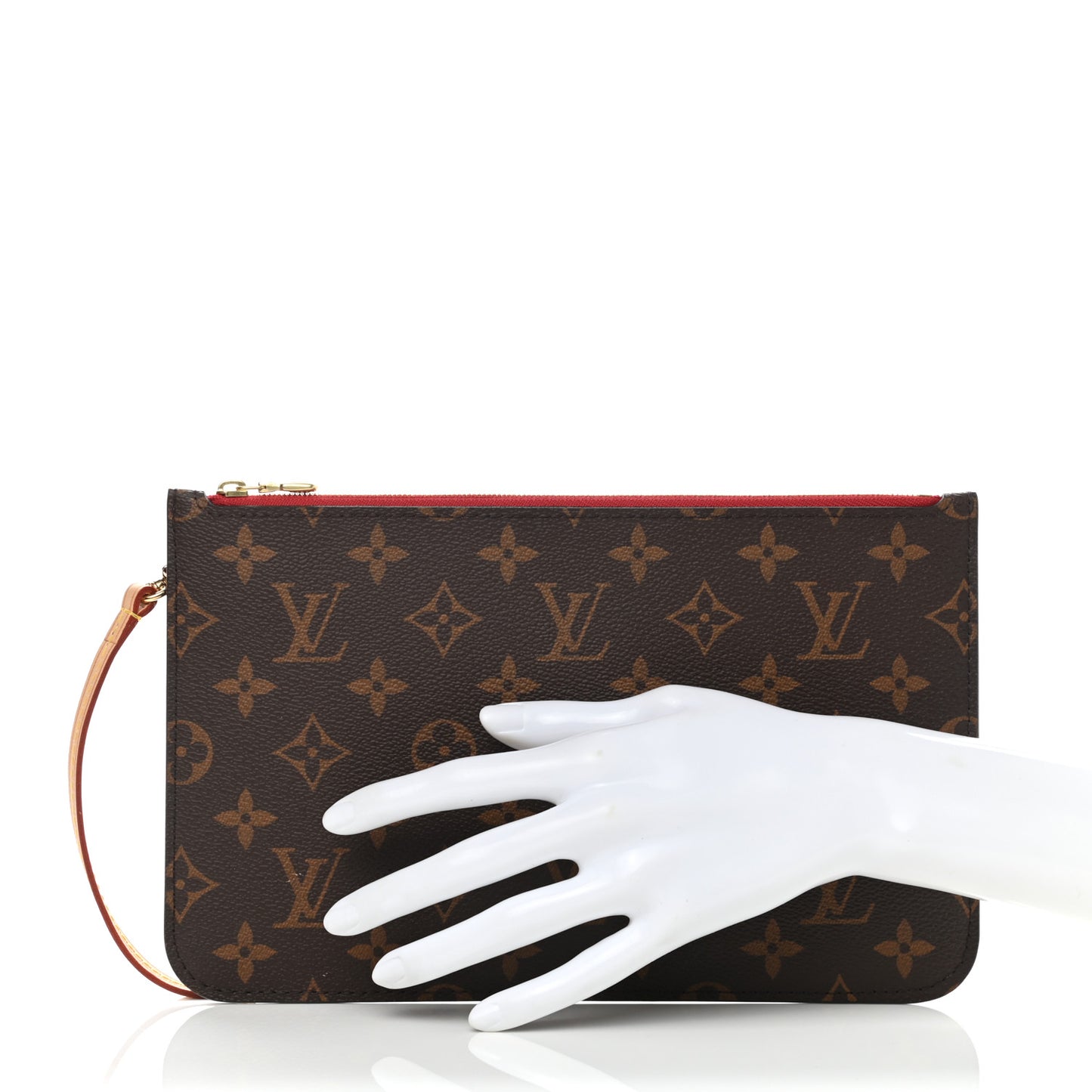 Monogram Neverfull MM GM Pochette Cherry