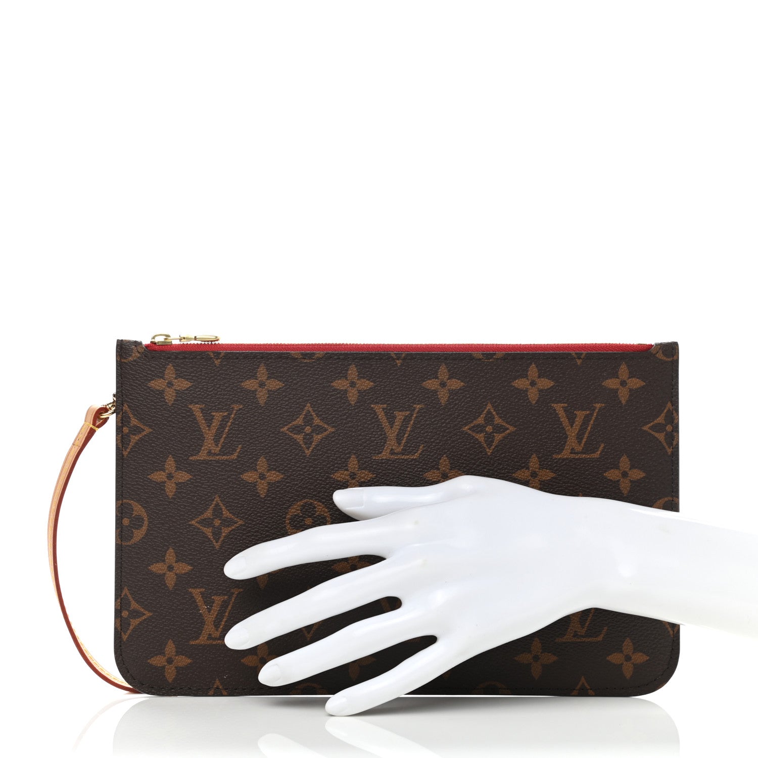 Louis Vuitton Monogram Neverfull MM GM Pochette Cherry 2 of 7