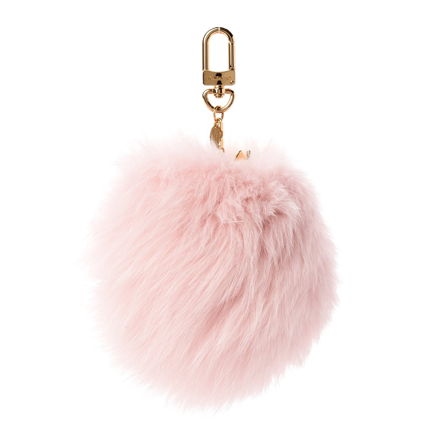 Fuzzy Bubble Bag Charm Light Pink