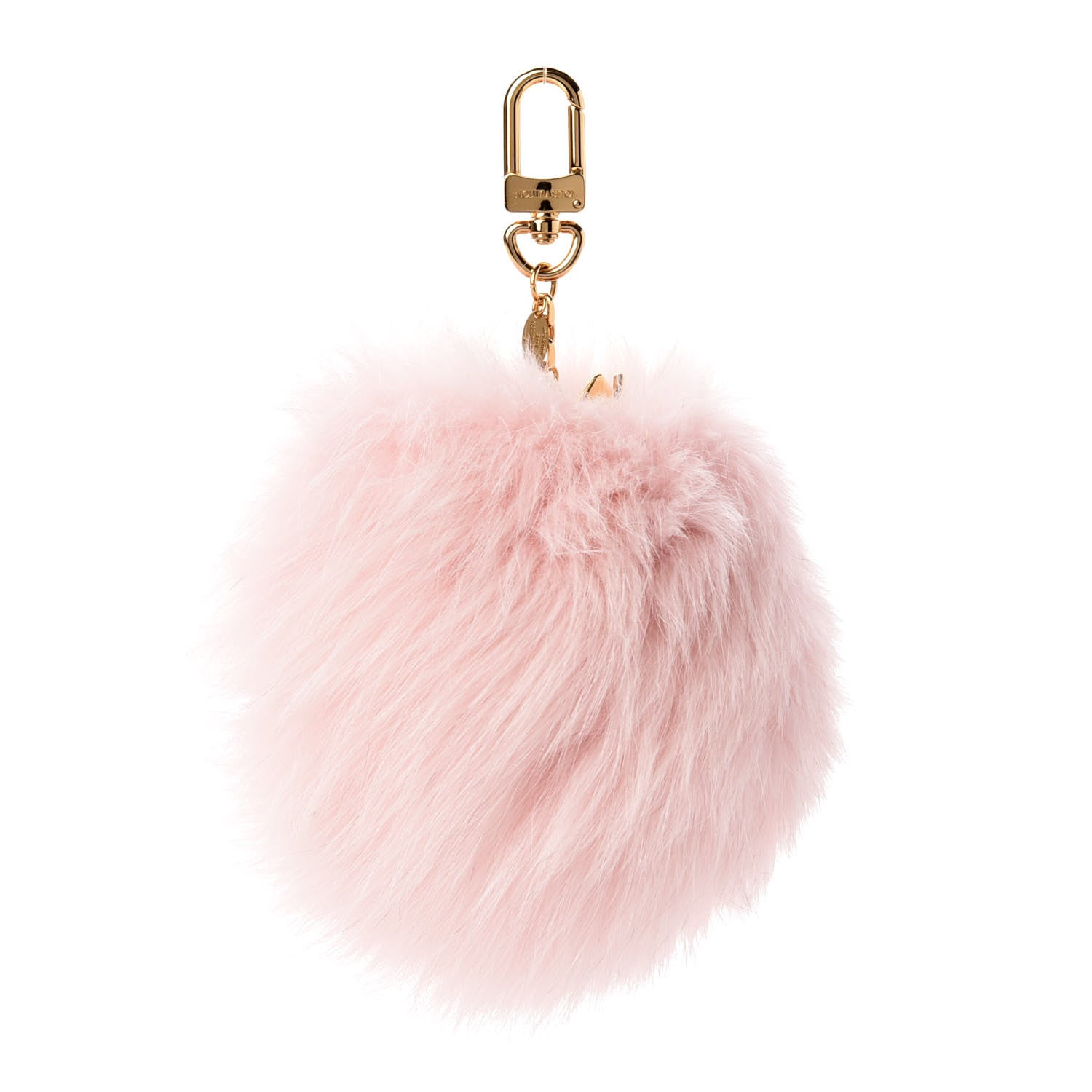 Louis Vuitton Fuzzy Bubble Bag Charm Light Pink 3 of 4