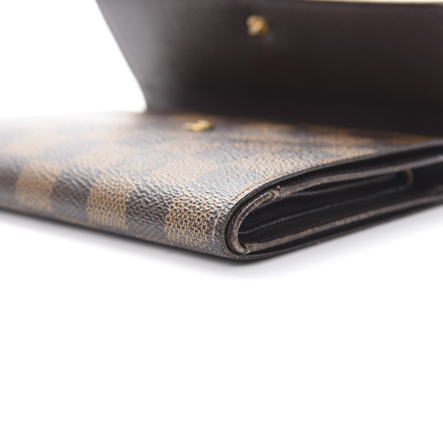 Louis Vuitton Damier Ebene Porte Tresor Etui Papier Wallet 14 of 19