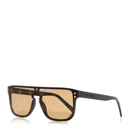 Louis Vuitton Acetate LV Waimea Square Sunglasses Z1485W Brown 1 of 7