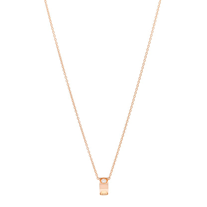 Louis Vuitton 18K Pink Gold Diamond Empreinte Pendant Necklace 1 of 4