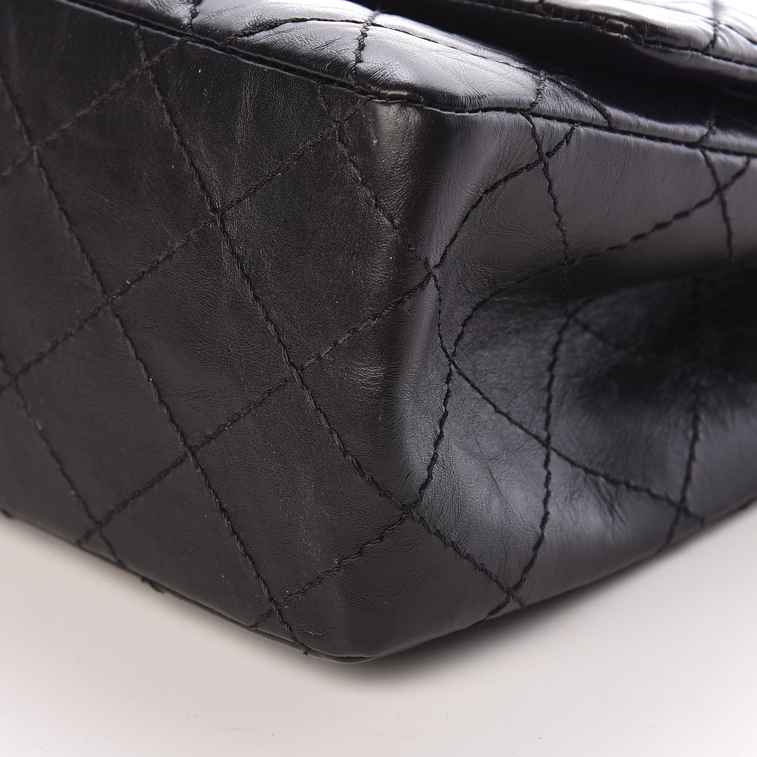 Chanel Aged Calfskin Quilted 2.55 Reissue 226 Flap So Black 10 of 10