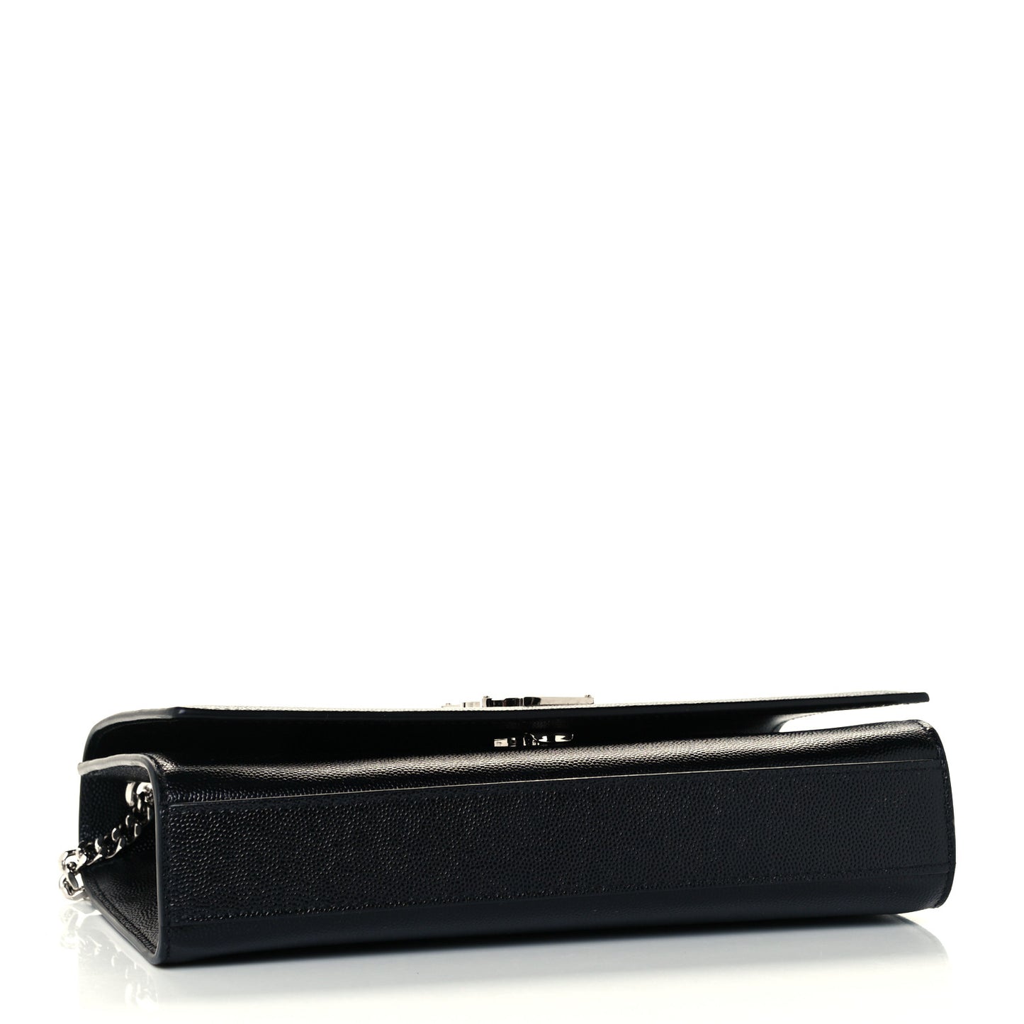Grain De Poudre Medium Classic Monogram Kate Satchel Black