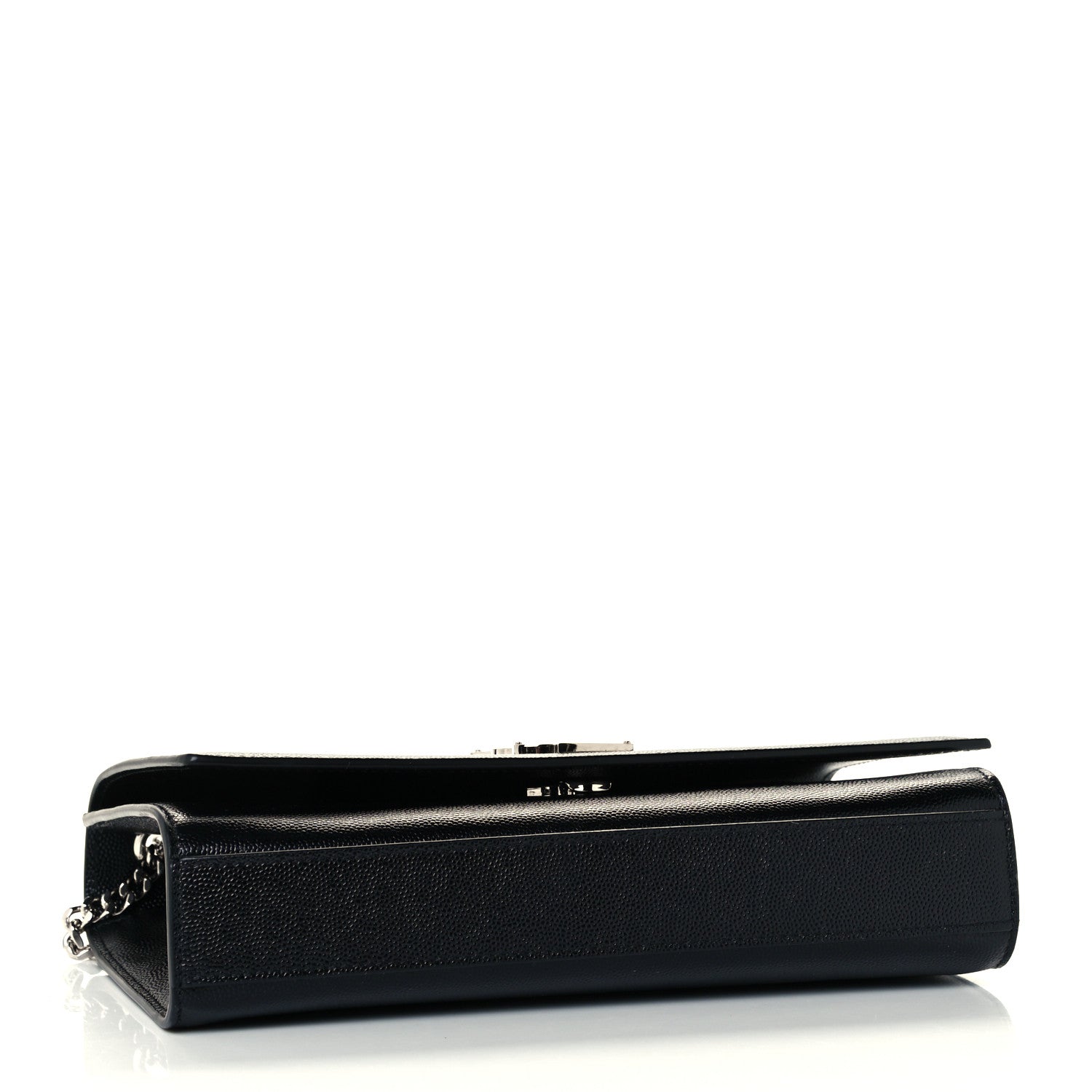 Saint Laurent Grain De Poudre Medium Classic Monogram Kate Satchel Black 4 of 11