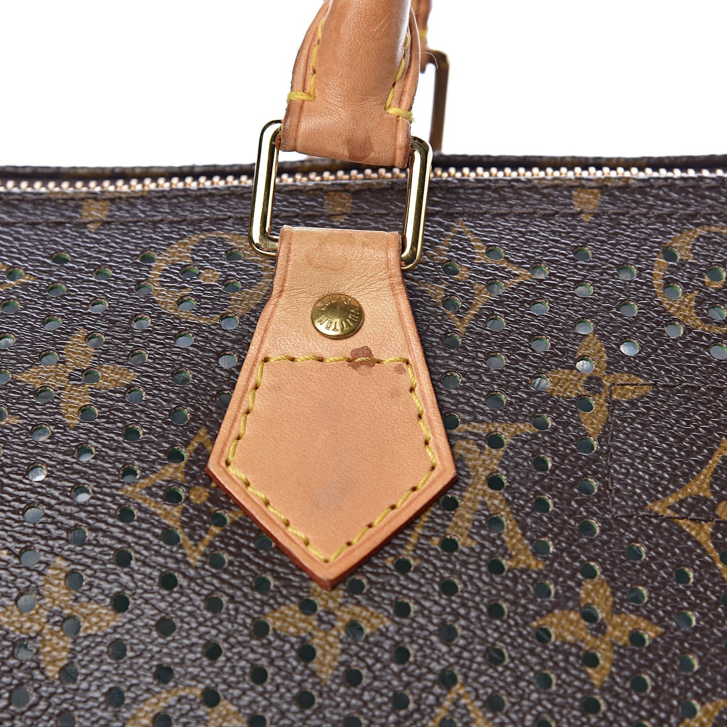 Louis Vuitton Monogram Perforated Speedy 30 Green 14 of 17