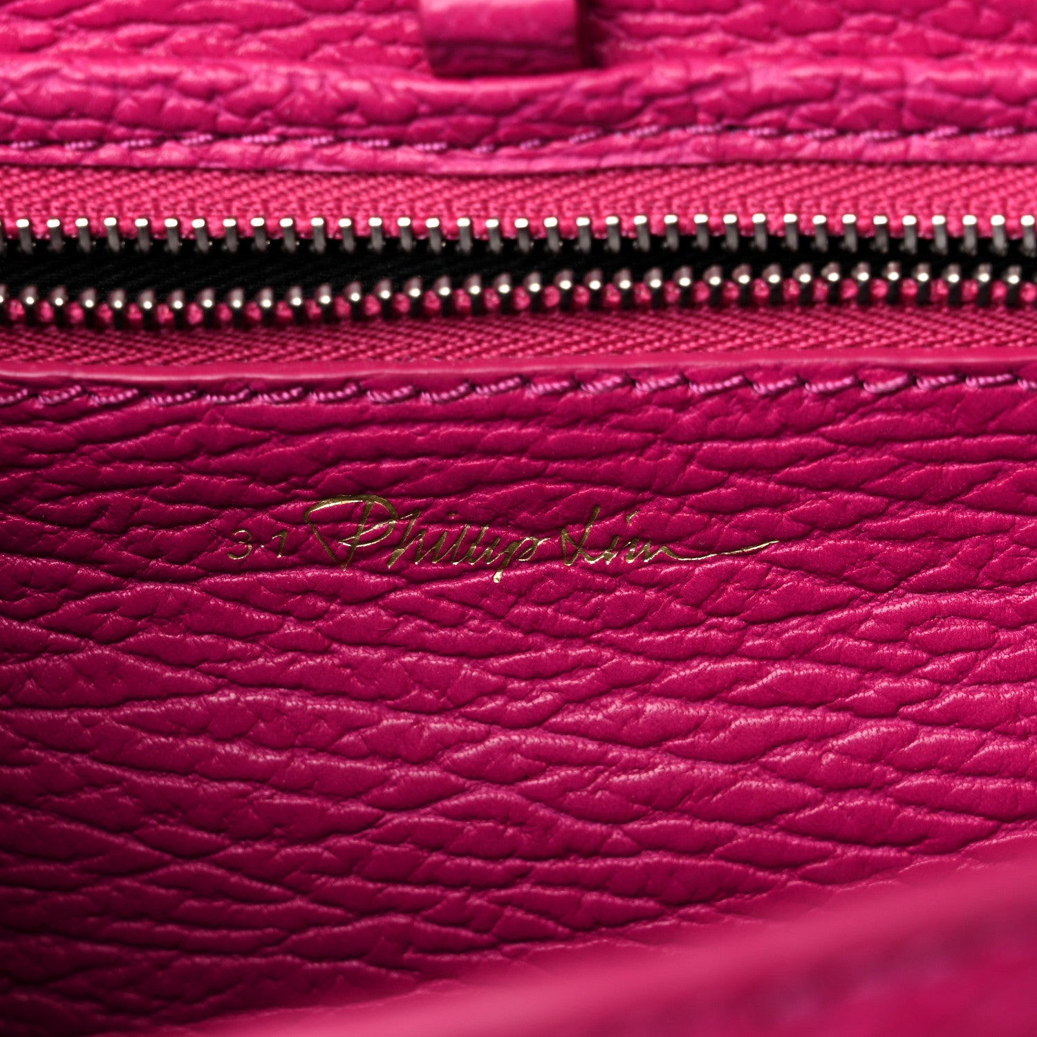 3.1 Phillip Lim Textured Calfskin Mini Pashli Satchel Bright Fuchsia 5 of 10