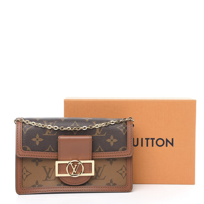 Louis Vuitton Reverse Monogram Dauphine Chain Wallet 9 of 9