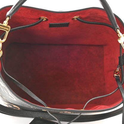 Louis Vuitton Empreinte Monogram Giant Neonoe MM Black Beige 6 of 9