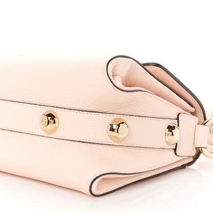 Salvatore Ferragamo Calfskin Glam Shoulder Bag Pink Lemonade 9 of 9