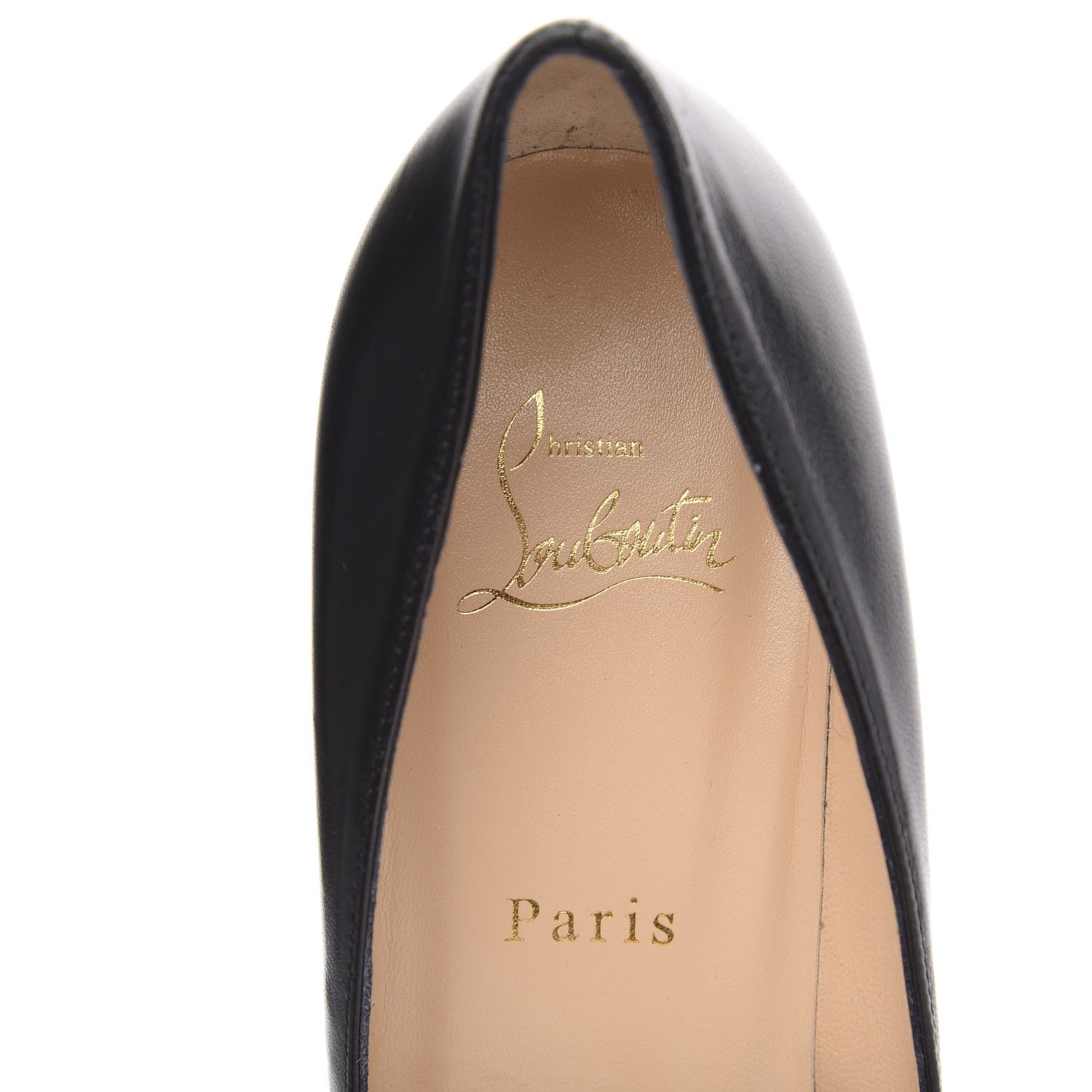 Christian Louboutin Shiny Nappa Pigalle Plato 100 Pumps 39.5 Black 7 of 9