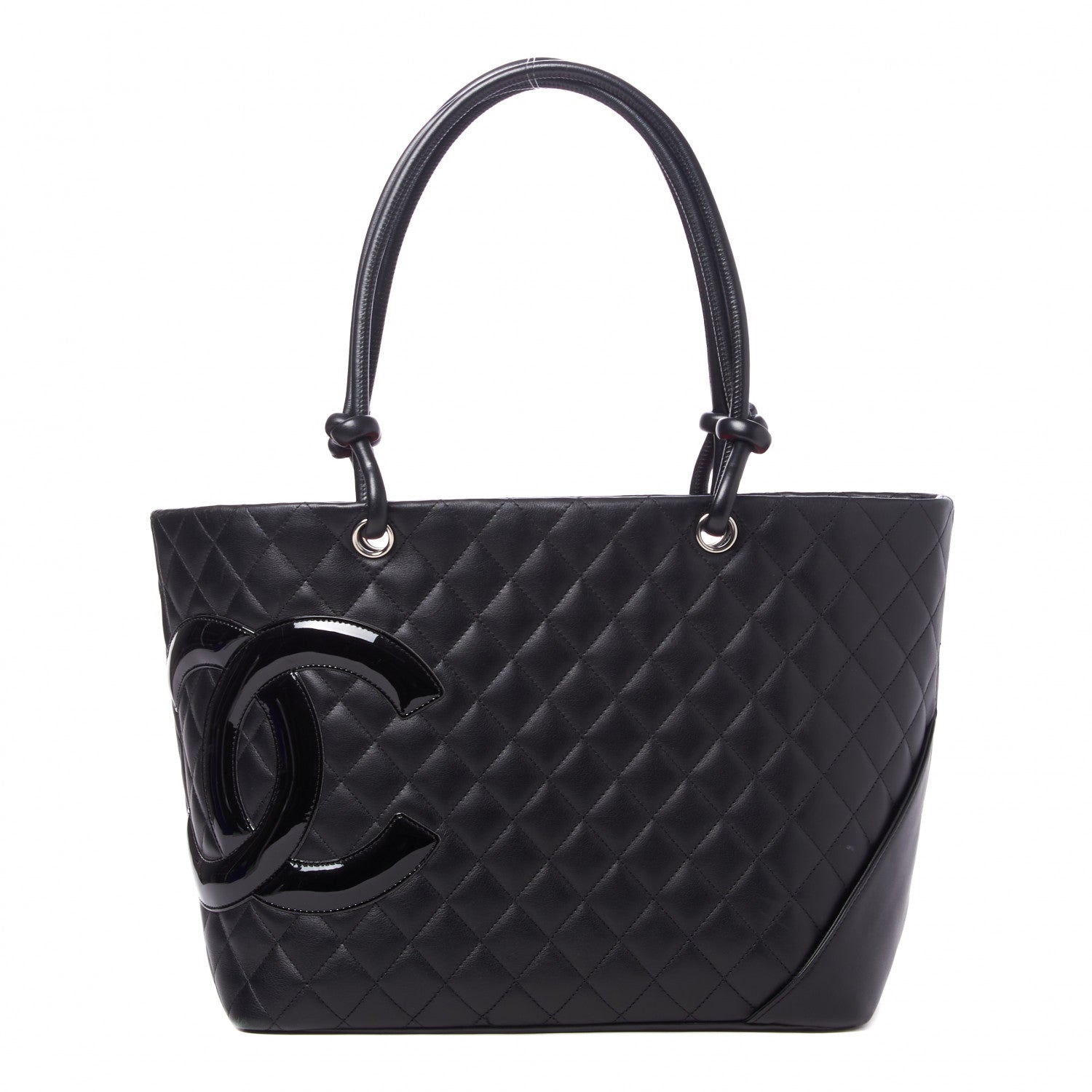 Chanel Calfskin Quilted Large Cambon Tote Black 1 of 9