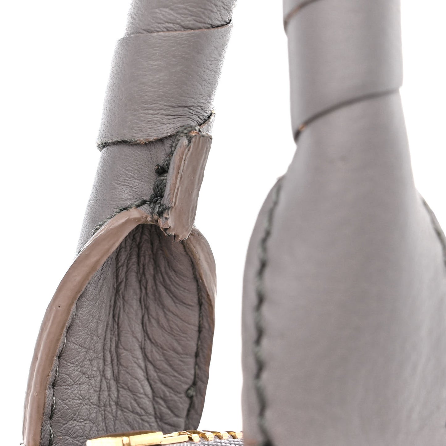 Calfskin Small Marcie Satchel Cashmere Grey