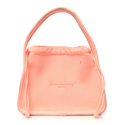 Alexander Wang Ribbed Knit Small Ryan Bag Faded Neon Orange 1 of 10