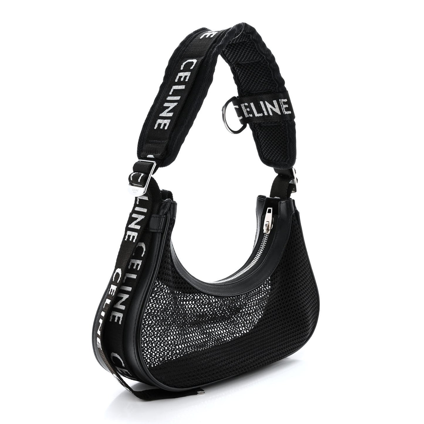 Mesh Ava Trekking Shoulder Bag Black