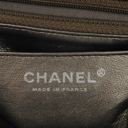Chanel Metallic Lambskin Quilted Mini Rectangular Flap Pewter 6 of 8