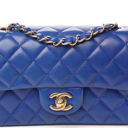 Chanel Lambskin Quilted Mini Rectangular Flap Blue 8 of 11