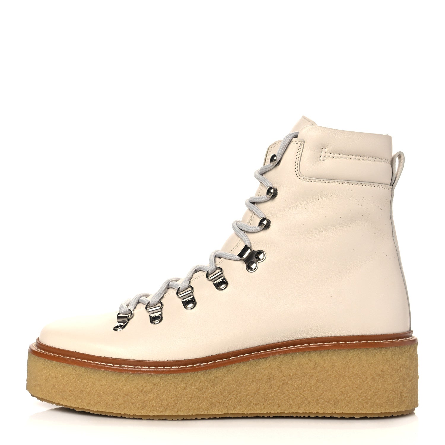 Hermes Calfskin Discovery Ankle Boot 39 White 1 of 8
