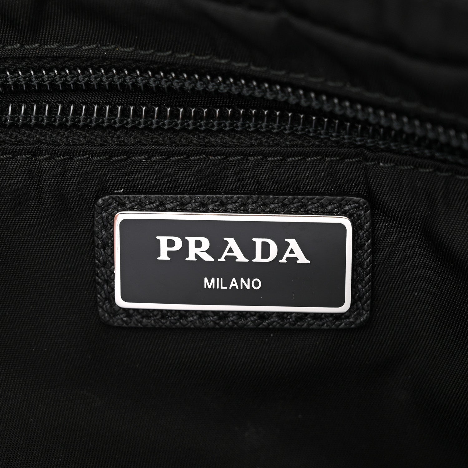Prada Tessuto Nylon Belt Bag Black 6 of 9