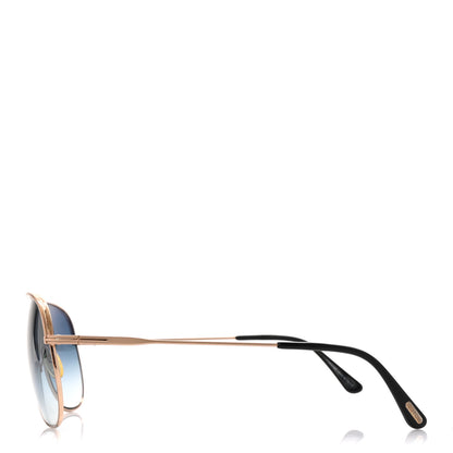 Tom Ford Aviator Erin Sunglasses TF466 Gold 3 of 8